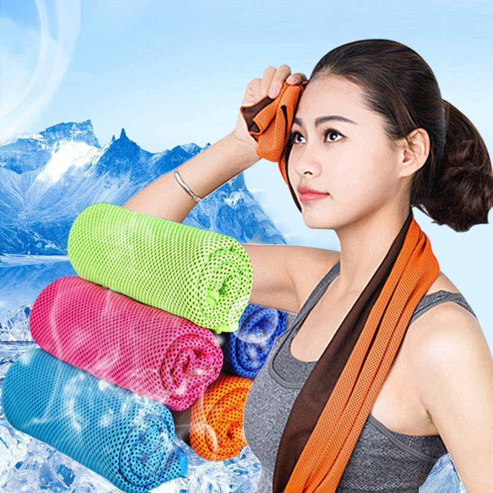 Microfiber Sport Towel Rapid Cooling Ice Face Towel