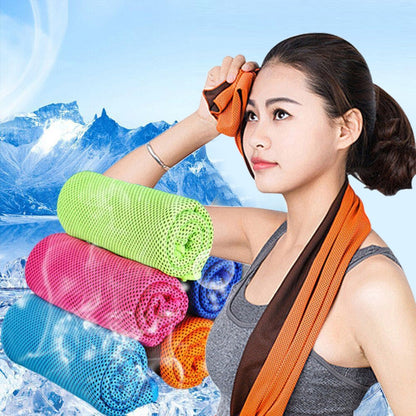 Microfiber Sport Towel Rapid Cooling Ice Face Towel